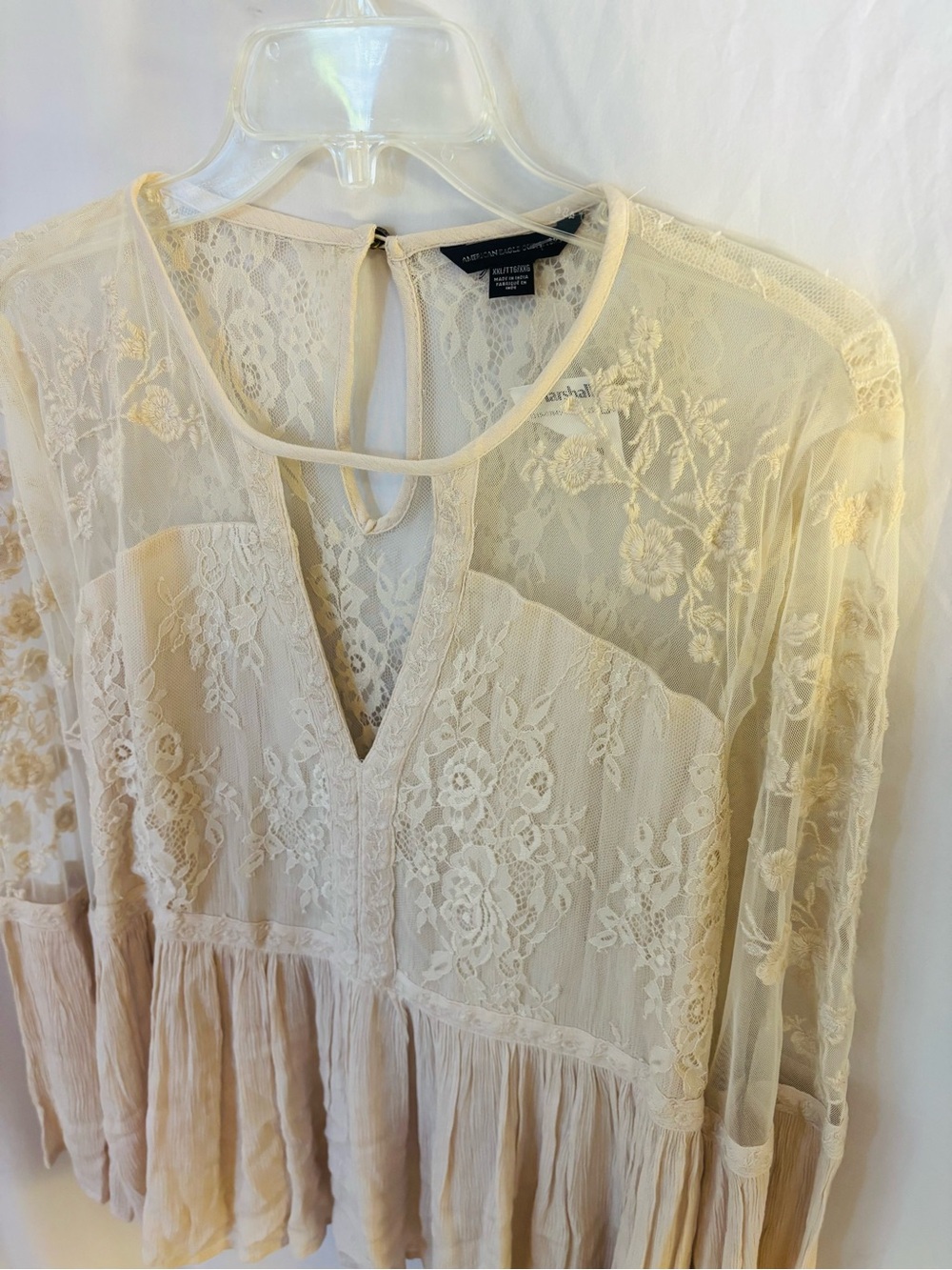 American Eagle Outfitters Boho Bridal Top XXL